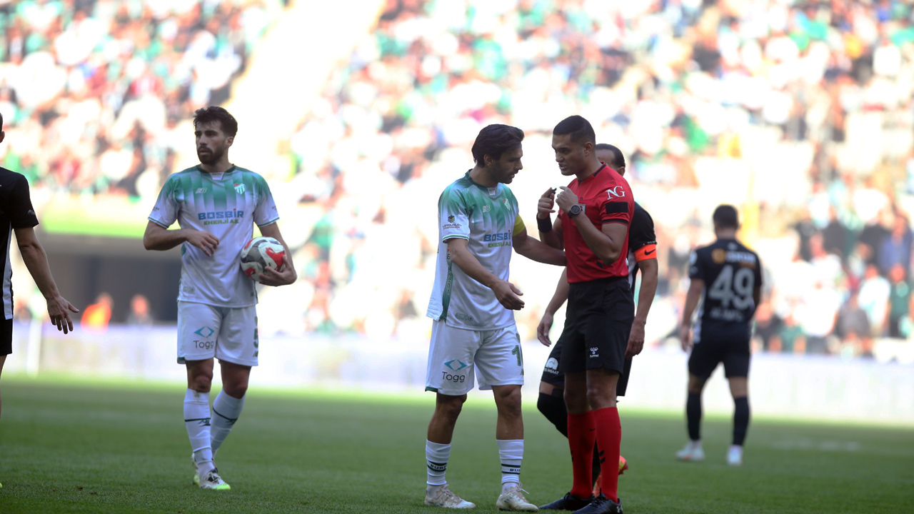 Bursaspor-Yeni Mersin maçının hakemi belli oldu