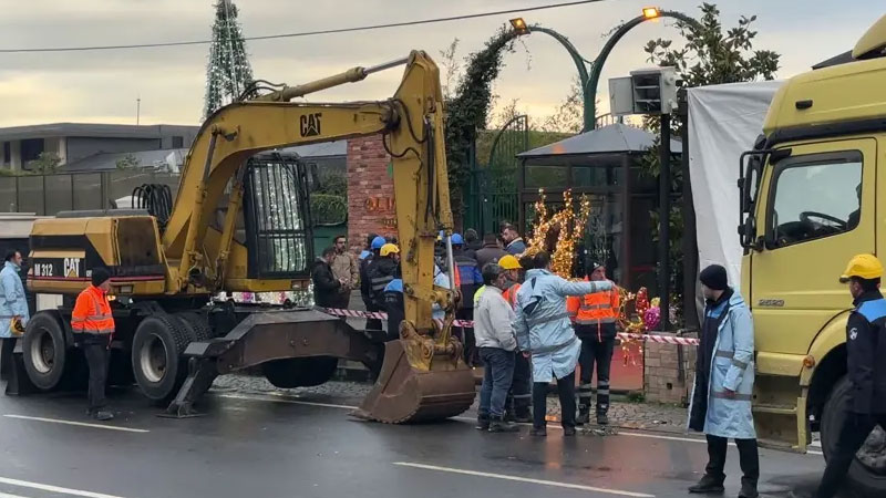 Ünlü gece kulübünde yıkım