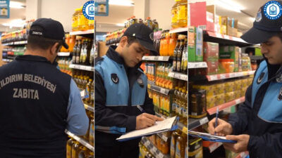 Bursa’da marketler mercek altında