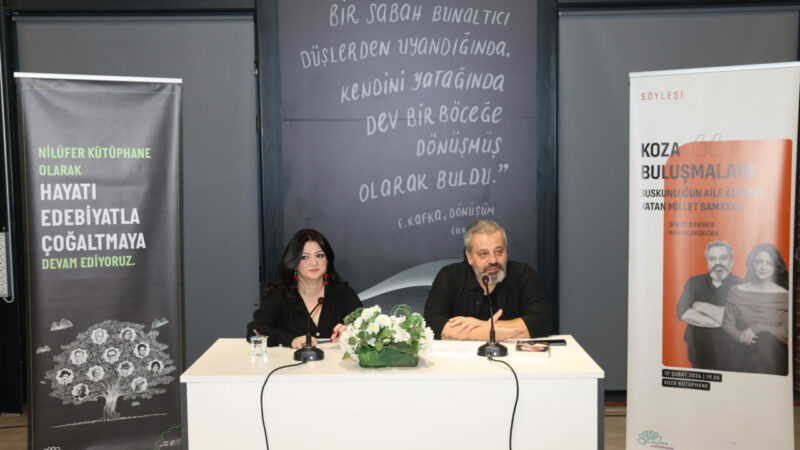 Nilüfer Belediyesi'nin düzenlediği Koza Buluşmaları'nın konuğu olan ödüllü yazar Seray