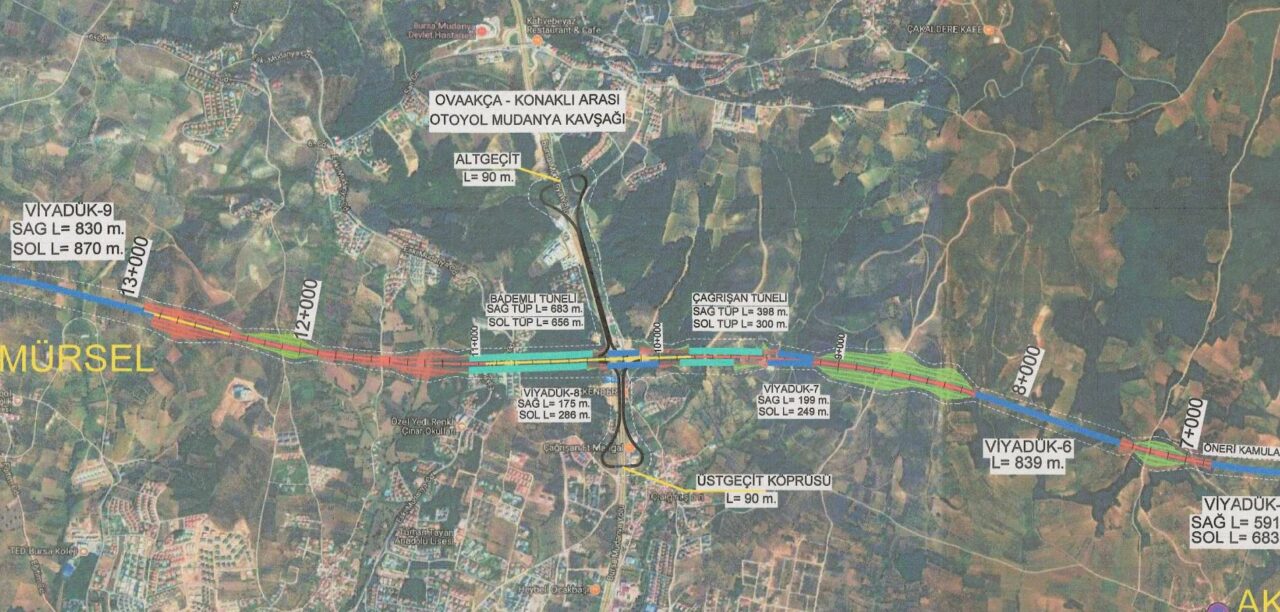 Bursa’nın 31 kilometrelik çevre yolu projesinde önemli gelişme