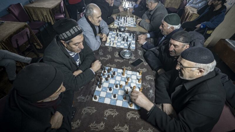 Satranç tutkunu amcalar!