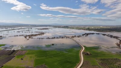Tarım arazileri zarar gördü!