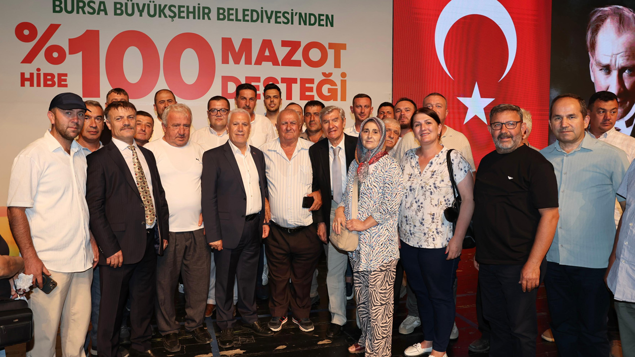 Üreten Bursa’ya Büyükşehir’den tam destek