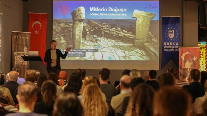 Bursa Büyükşehir Belediyesi tarafından düzenlenen Aktopraklık Arkeoloji söyleşilerinde insanlık tarihine