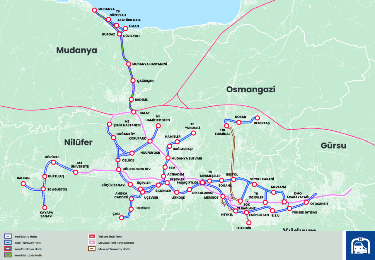 Bursa’nın raylı sistem ağı için önemli uyarı!