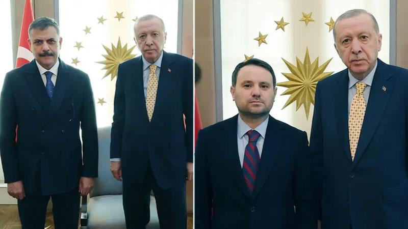 Cumhurbaşkanı Erdoğan yeni bakanları kabul etti