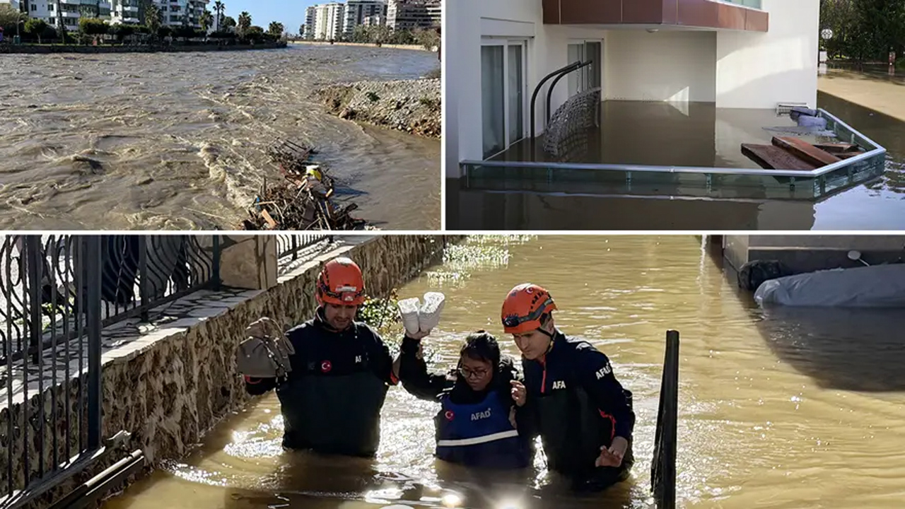 İki ilçede sağanak sele dönüştü! Evler boşaltıldı, baraj taşabilir
