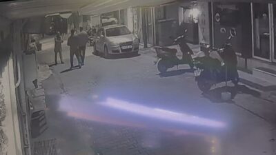 Bursa’da kanlı hesaplaşma kameralara böyle yansıdı!