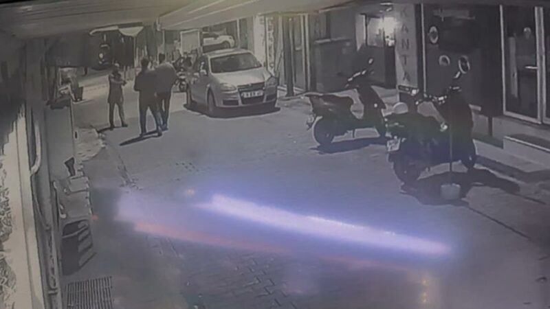 Bursa’da kanlı hesaplaşma kameralara böyle yansıdı!