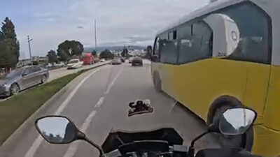 Bursa’da trafikte kavga! O anlar kamerada