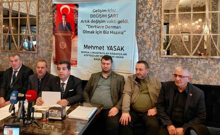Bursa Lokantacılar Odası’nda değişim çağrısı Bursa Lokantacılar Odası’nda değişim çağrısı