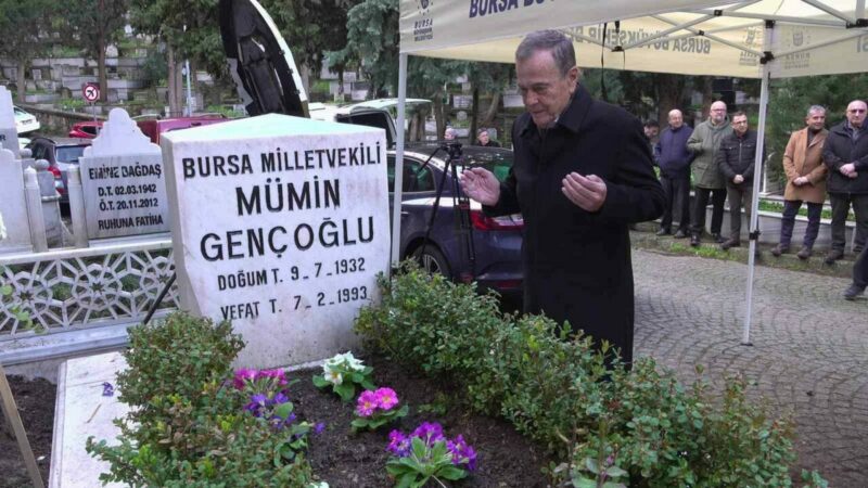 Bursa’da Mümin Gençoğlu’na büyük vefa! Dualarla anıldı..