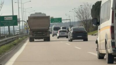 Bursa trafiğinde tehlikeli anlar!