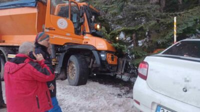 Bursa Uludağ yolunda korkutan kaza