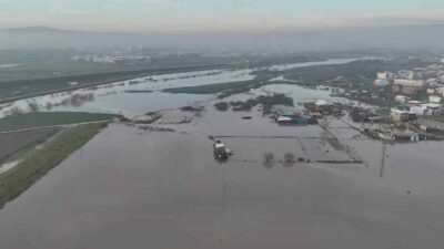 Bursa’da binlerce hektar ekili alan sular altında!