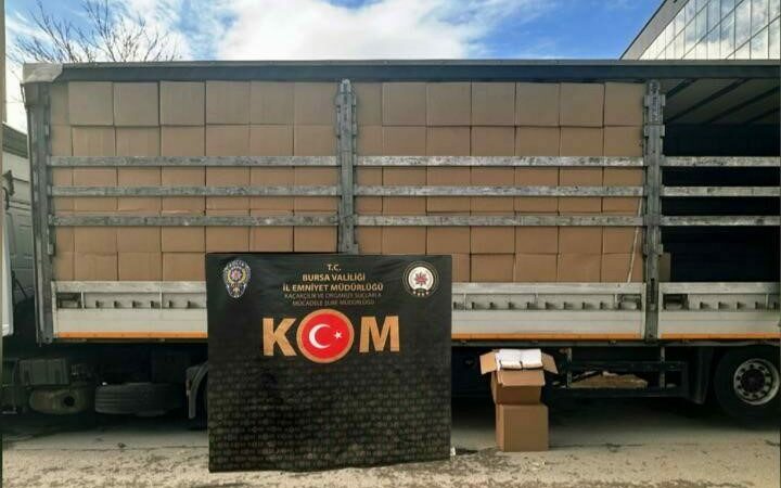 Bursa’da kaçakçılıkla mücadele: 10 milyon 510 bin adeti ele geçirildi…