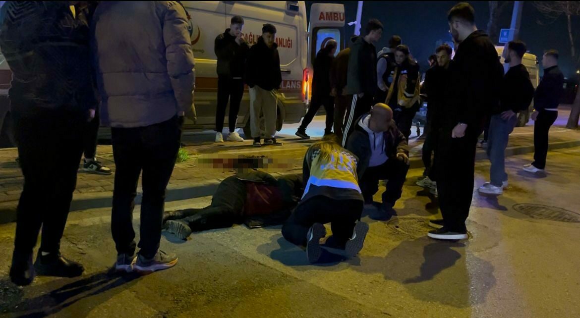 Bursa’da karı kocanın trafikteki acı veren kazası