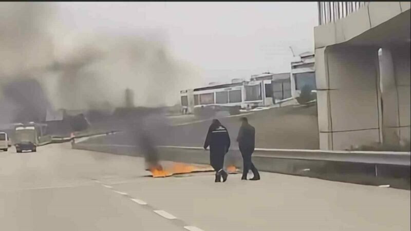 Bursa’da korku dolu anlar! Alev alev yandı