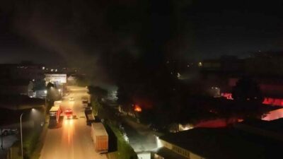 Bursa’daki tekstil fabrikasında yangın