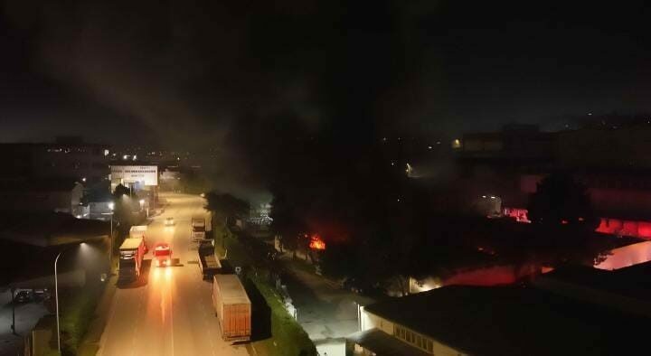 Bursa’daki tekstil fabrikasında yangın