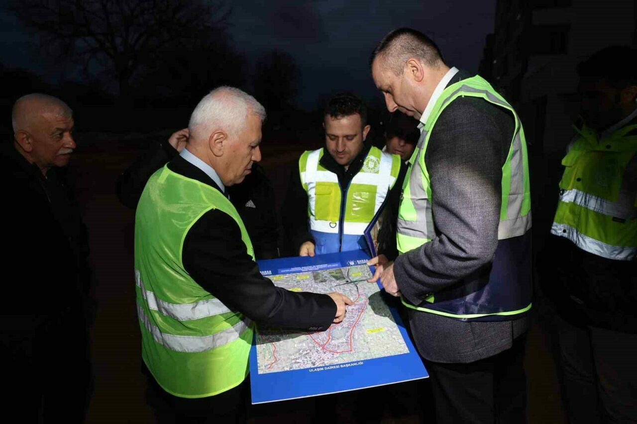 Bursa’nın batı aksını rahatlatacak yeni yolda sona doğru