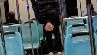 Bursa metrosunda tehlikeli anlar