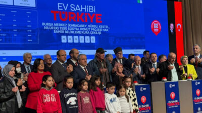 Bursa’da TOKİ kuraları çekildi! Hak sahipleri belli oldu…