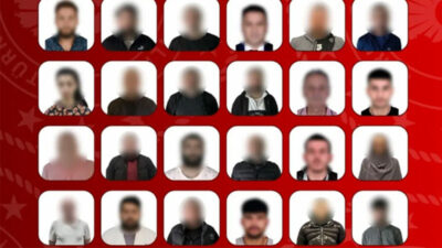 23’ü kırmızı bültenle aranan 41 suçlu yakalandı