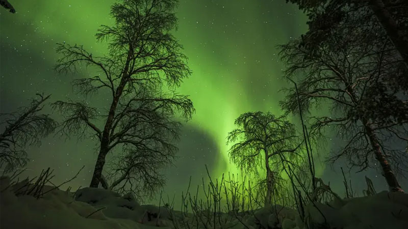 Kuzeyde büyülü dans başladı