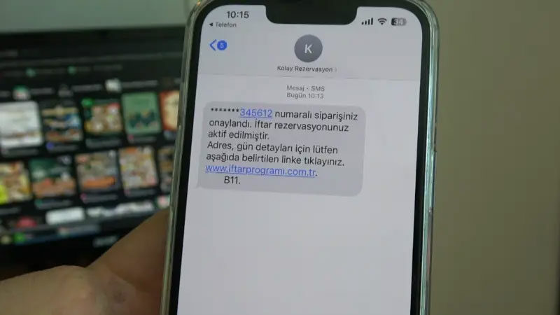 Bu mesaja dikkat! İftar rezervasyonu mesajıyla banka hesabınıza erişiyorlar