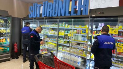 Gemlik’teki zincir marketlere kapsamlı denetim