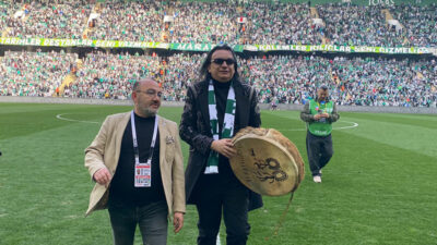 Bursa’da cendere şov! Gökhan Kırdar yeşil beyazlı taraftarla buluştu