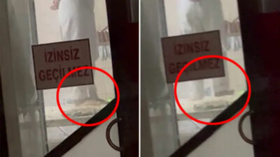 Mide bulandıran görüntü! Ayaklarıyla hamur yoğurdu…