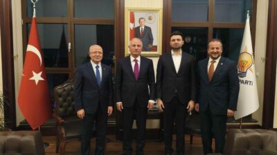 Bursaspor Başkanı Çelik’ten AK Parti Genel Başkan Vekili Efkan Ala’ya ziyaret