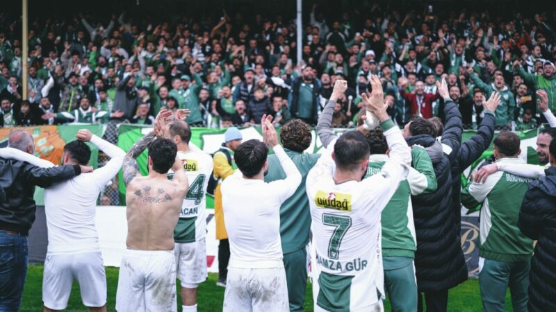 Bursaspor duvar ördü, geçit vermiyor! Lider Bursaspor ligde oynadığı son 6 maçta sadece 2 kez