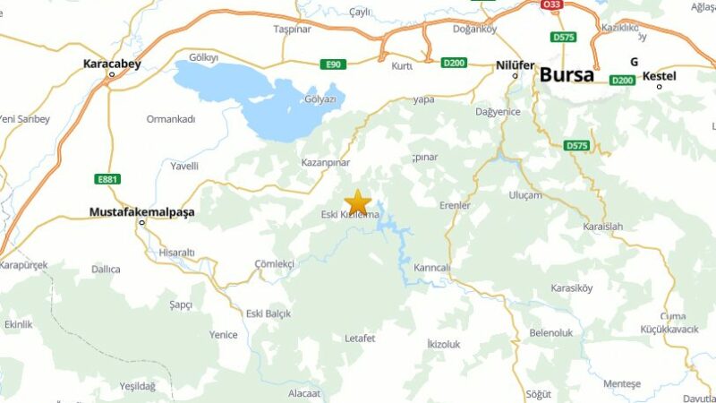 Bursa’da korkutan deprem Bursa'nın Mustafakemalpaşa ilçesi Eskikızılelma bölgesinde 3.5 büyüklüğünde deprem meydana geldi...