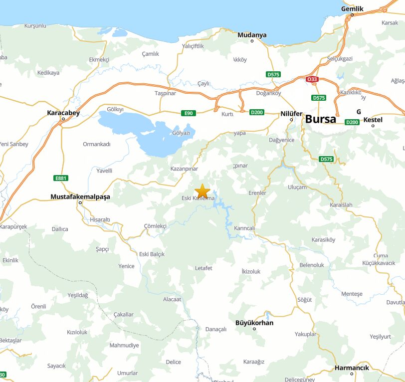 Bursa’da korkutan deprem Bursa’da korkutan deprem