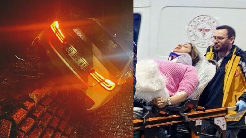 Bursa’da feci kaza: Ölümden döndüler Bursa’nın İnegöl ilçesinde fabrikanın peyzaj duvarına çarpan otomobilin sürücüsü Emine