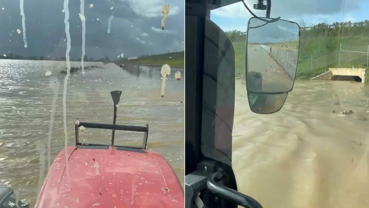 Bursa’da sağanak yağış tarımı vurdu