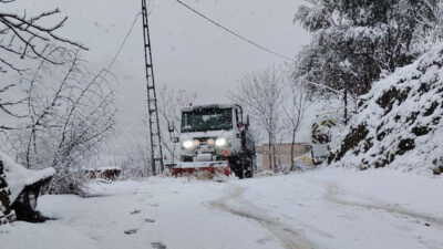 Bursa Osmangazi’de karla mücadele seferberliği