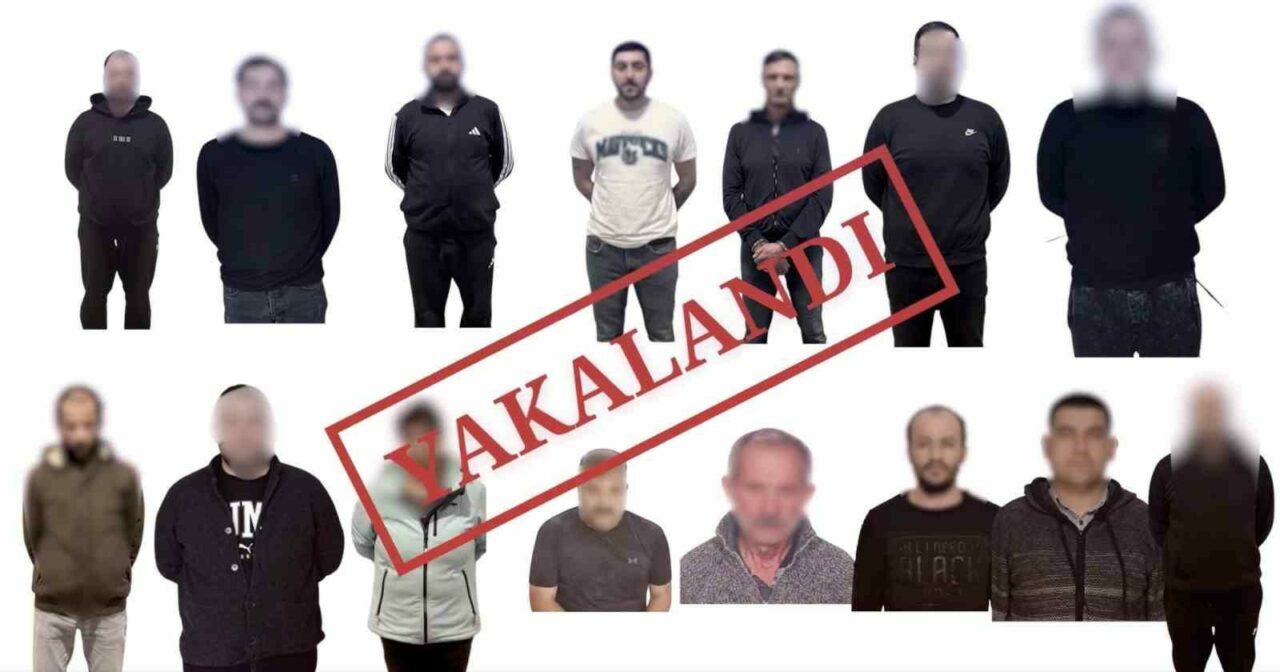 Yurt dışında yakalanan 15 suçlu Türkiye’ye getirildi