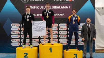 Osmangazi Belediyesporlu Arda Meriç’ten bronz madalya