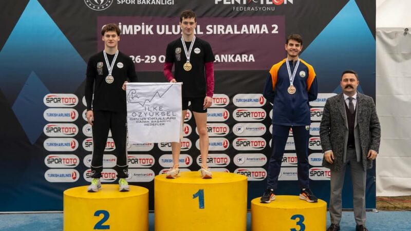 Osmangazi Belediyespor’un başarılı genç sporcusu Arda Meriç, modern pentatlon branşında