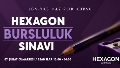 Hexagon Kurs Bursluluk Sınavı 7 Şubat’ta!