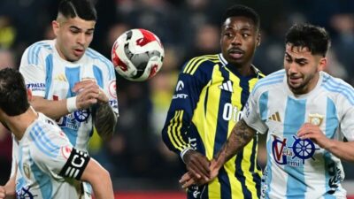 Dört gollü maçta kazanan Fenerbahçe