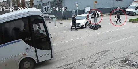 Yer: Bursa.. Kaza sonrası yardım etmek yerine…