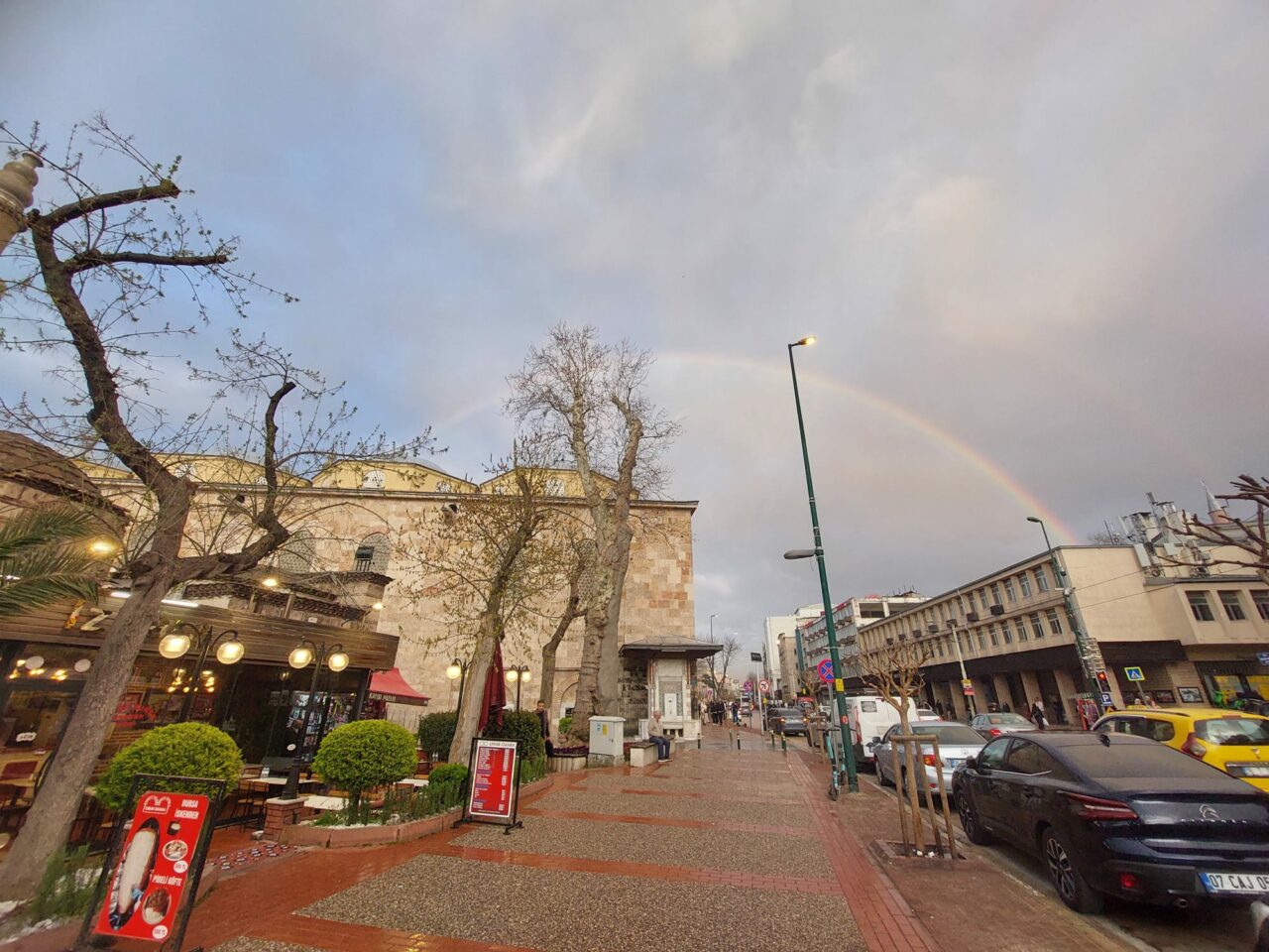 Bursa’da gökkuşağı sürprizi