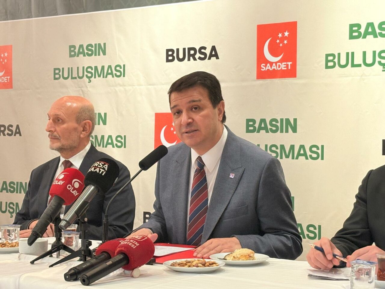 Saadet Partisi Genel Başkanı Arıkan Bursa’da açıkladı; ‘Yeniden Refah iş birliği ihtimali en yüksek partilerden biri’
