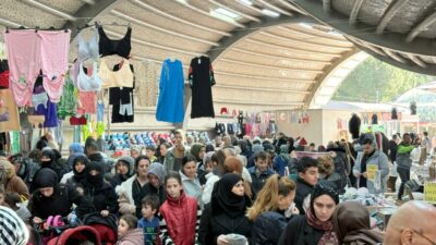 Bursalılar bayram alışverişi için bu pazara akın etti